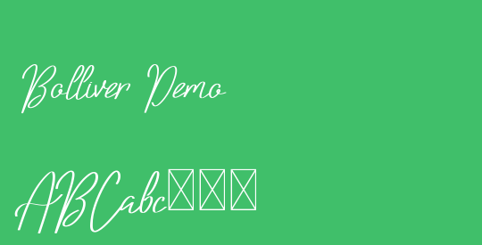 Bolliver Demo
