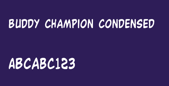 Buddy Champion Condensed