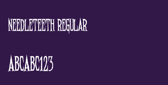 Needleteeth Regular