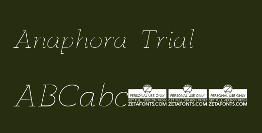 Anaphora  Trial