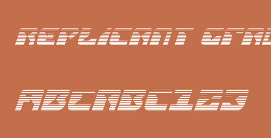 Replicant Gradient Italic