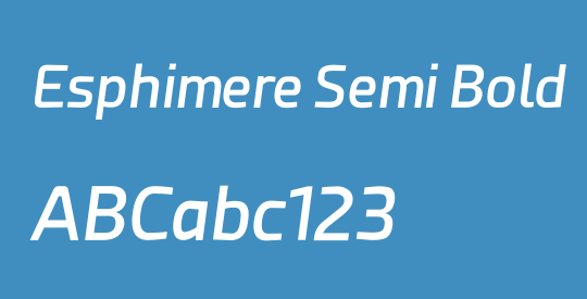 Esphimere Semi Bold