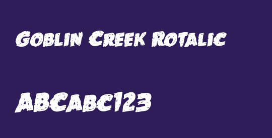 Goblin Creek Rotalic