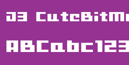 D3 CuteBitMapism TypeA