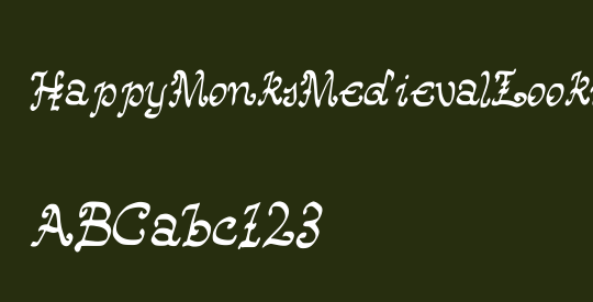 HappyMonksMedievalLookingScript