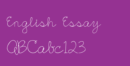 English Essay