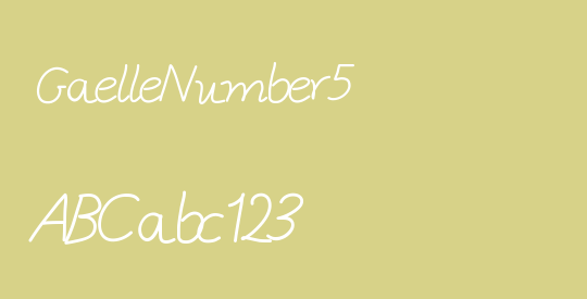 GaelleNumber5