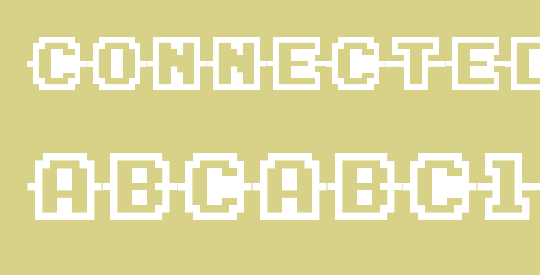 Connected Characters