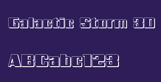 Galactic Storm 3D