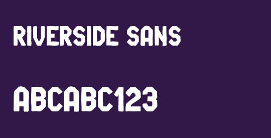 Riverside Sans