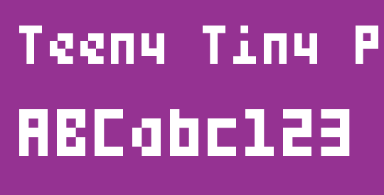 Teeny Tiny Pixls