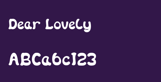 Dear Lovely