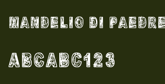 Mandelio Di Paedre