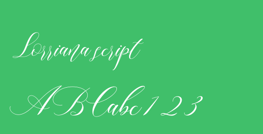Lorriana script