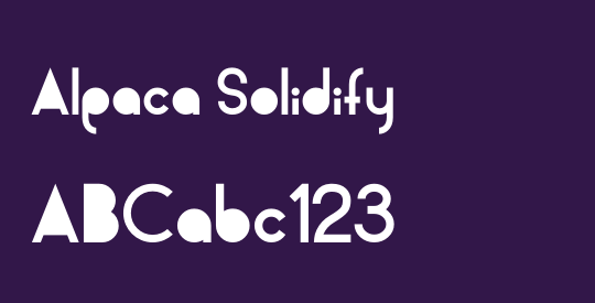 Alpaca Solidify