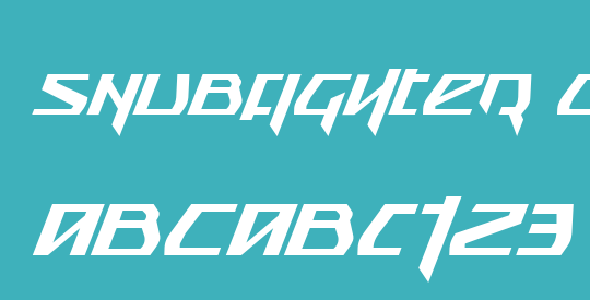 Snubfighter Condensed Italic
