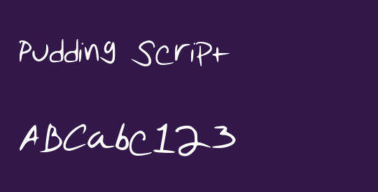 Pudding Script
