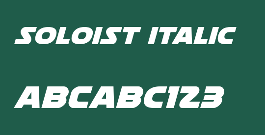Soloist Italic