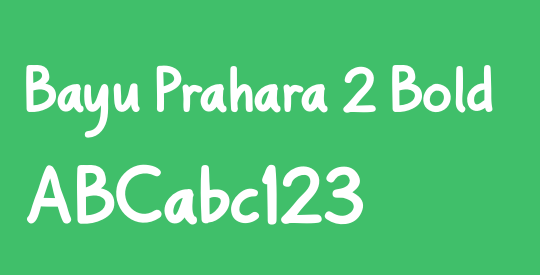 Bayu Prahara 2 Bold