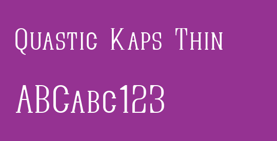 Quastic Kaps Thin