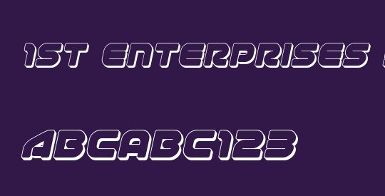 1st Enterprises 3D Italic