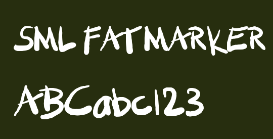 SML FAT MARKER