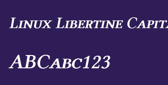 Linux Libertine Capitals