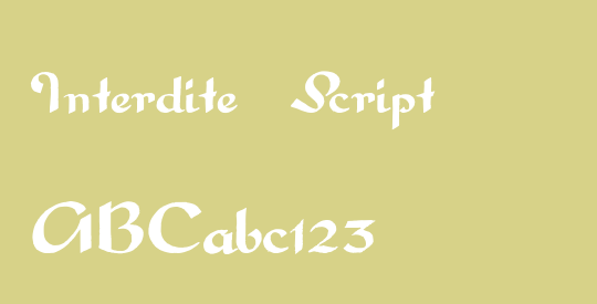 Interdite Script