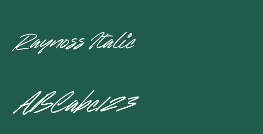 Raynoss Italic