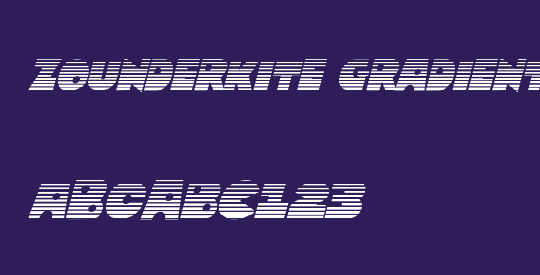 Zounderkite Gradient Italic