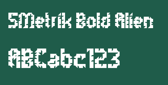 5Metrik Bold Alien