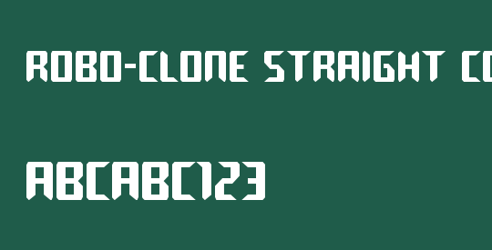 Robo-Clone Straight Condensed