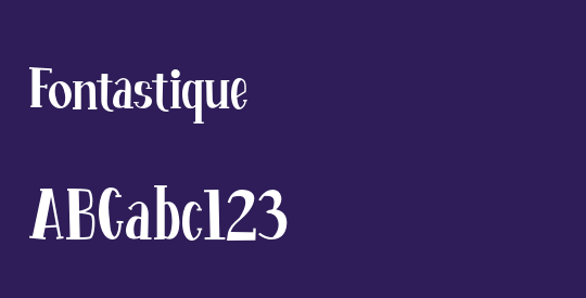 Fontastique