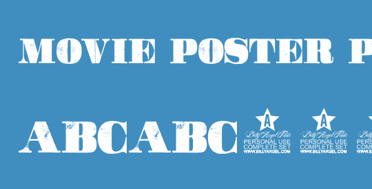 Movie Poster Personal Use