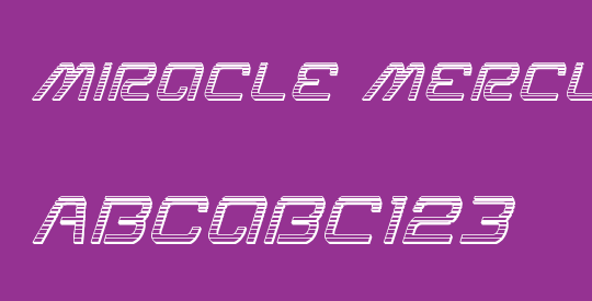 Miracle Mercury Chrome Italic