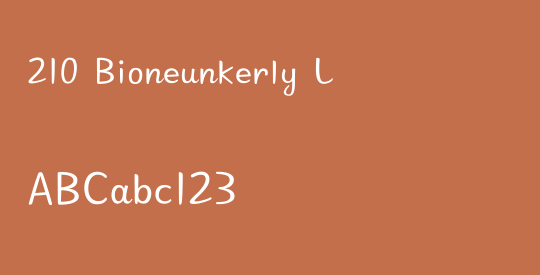 210 Bioneunkerly L