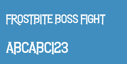 Frostbite Boss Fight