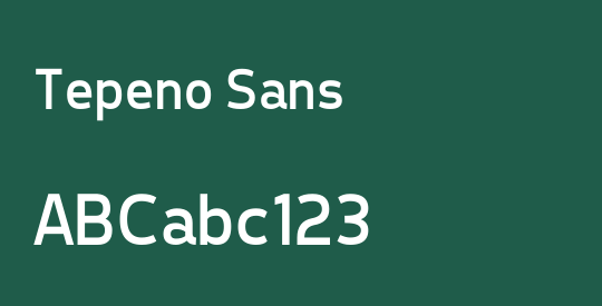 Tepeno Sans