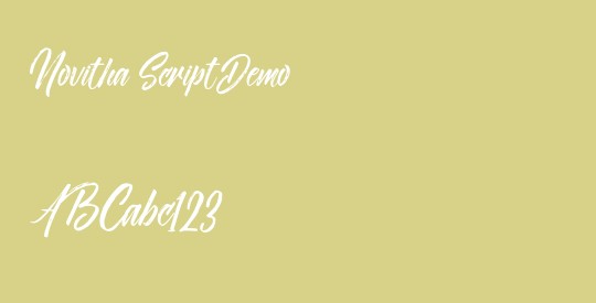 Novitha ScriptDemo
