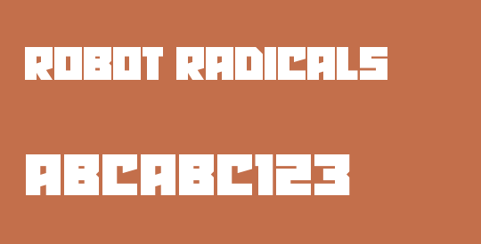 Robot Radicals