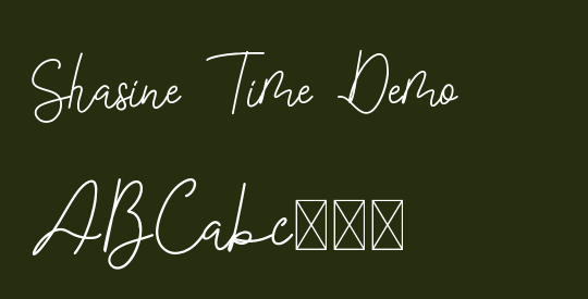 Shasine Time Demo