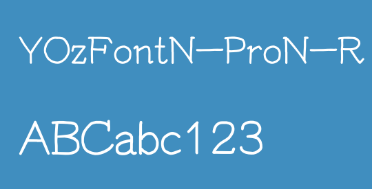 YOzFontN-ProN-R