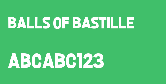 Balls of Bastille