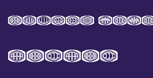 Bulged Monogram Stylish Flat