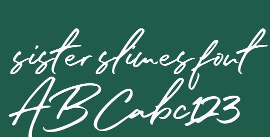 sister slimes font