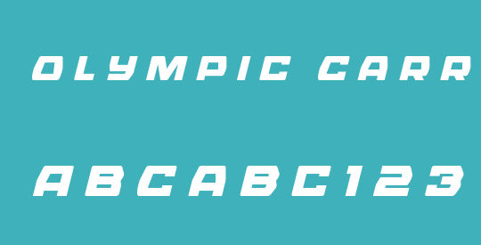 Olympic Carrier Title Italic