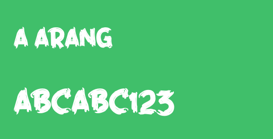 a Arang