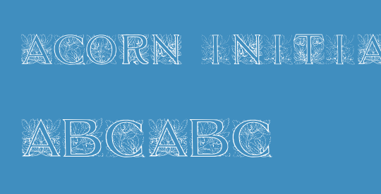 Acorn Initials