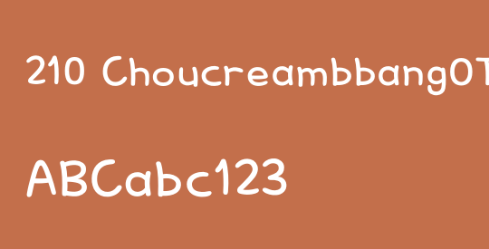 210 ChoucreambbangOTF