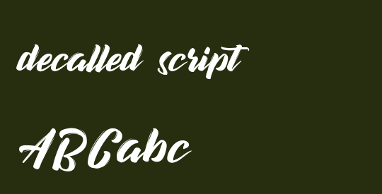 decalled script